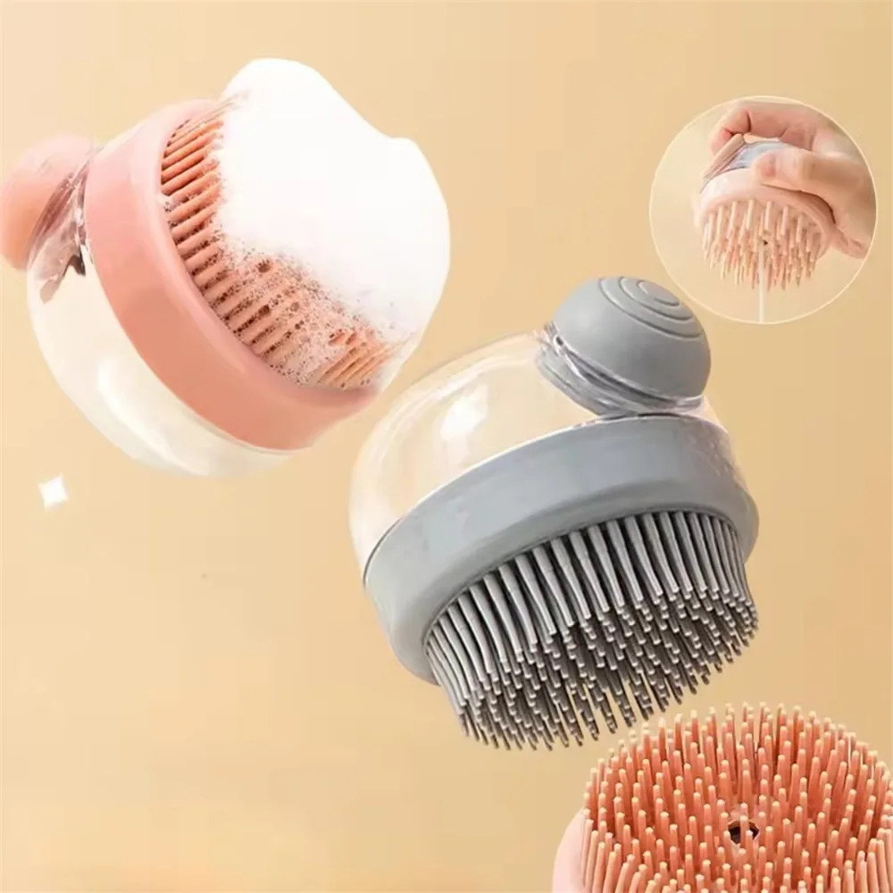

Pet BathBrush Soft Silicone MassagerShower Gel Bath Brush Cleaning and MassageTools Comb Dog and CatCleaning and BeautyProducts