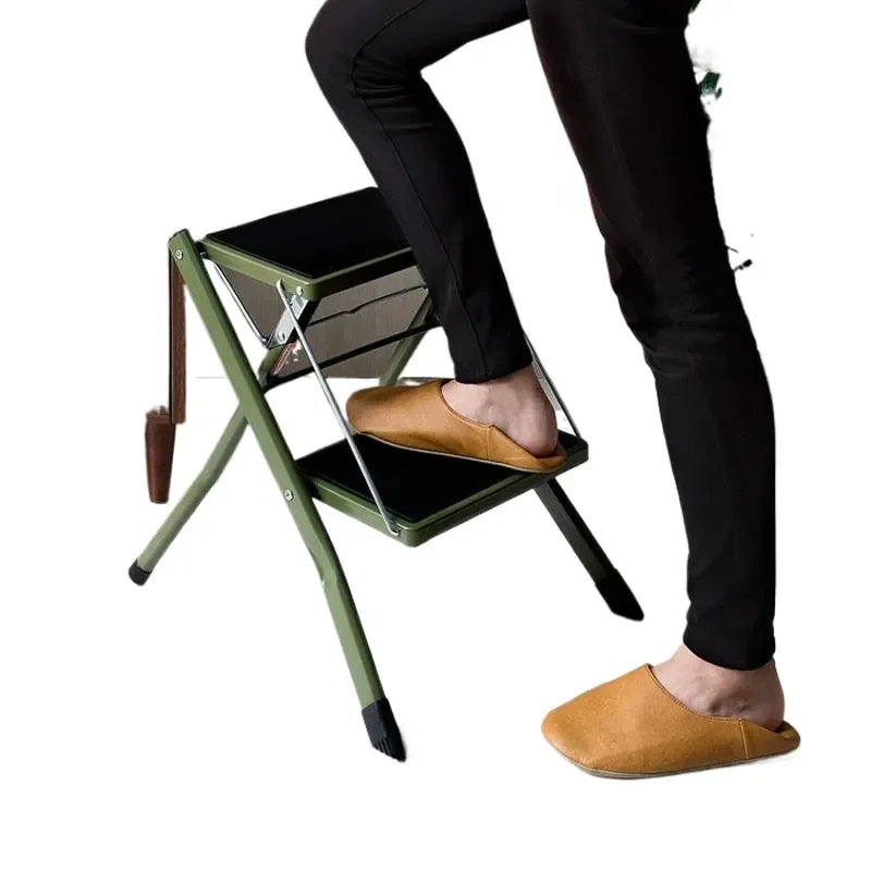 Foldable Step Stool for Asista Thickened Household Kitchen Ladder Stool Dual Purpose Portable Outdoor Car Washing Footstool