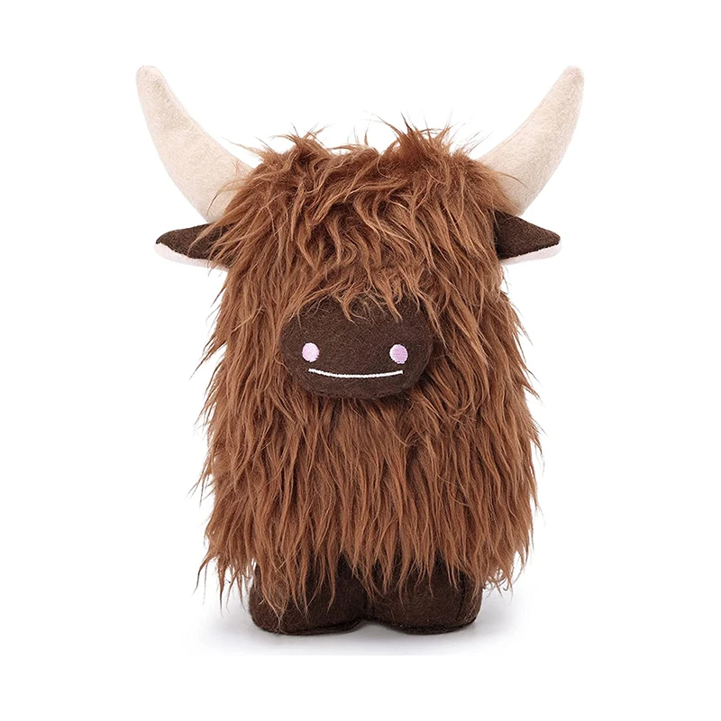 New Highland Cow Gnomes Birthday Gifts Cream Scottish Tomte Decor Farmhouse Nordic Dwarf Home Calf Gnome Herd Collection