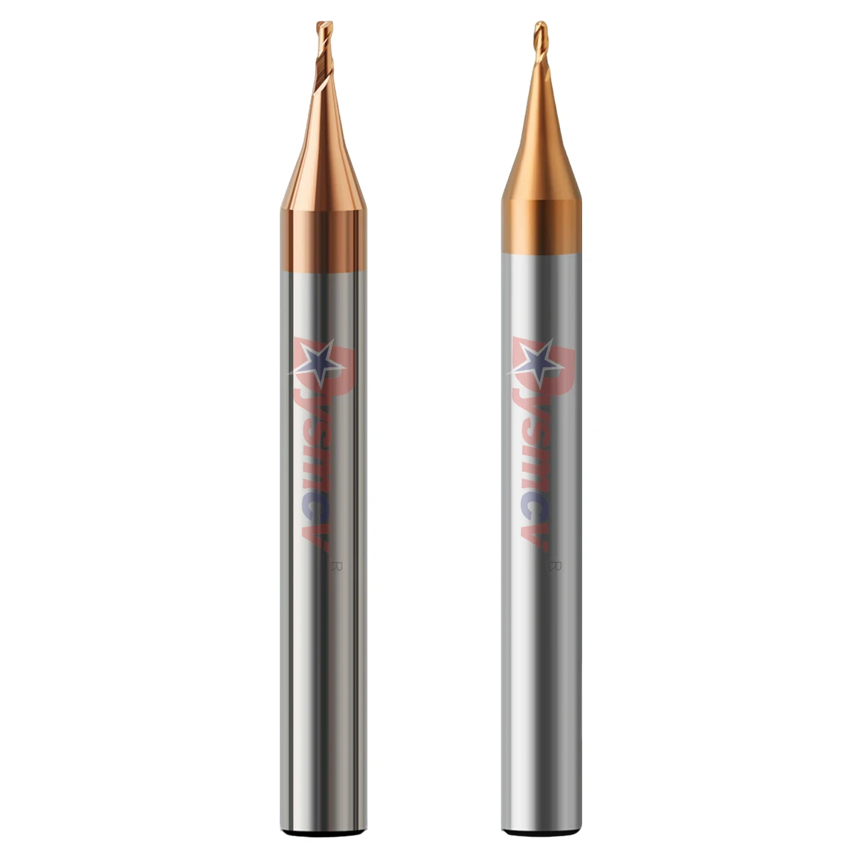 1PCS HRC60 0.5mm 0.6mm 0.7mm 0.8mm 0.9mm Micro End Mill 2 Flutes Numerical Control Lathe Machining Center Milling Cutters Tools