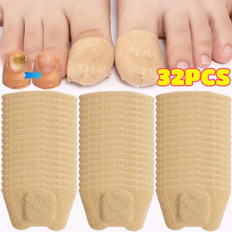 Toenail Fungus Patch Nonwovens Nail Repair Patches Nail Ingrown Correction Sticker Hydrogel Nail Patches Nail Foot Care Tools