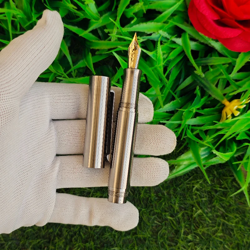 Titanium Pocket Pen Little Prince Fountian Pens Tip Short Ink Absorber No.6 Pen Tip Jinhao calligraphy pen Collection stationery