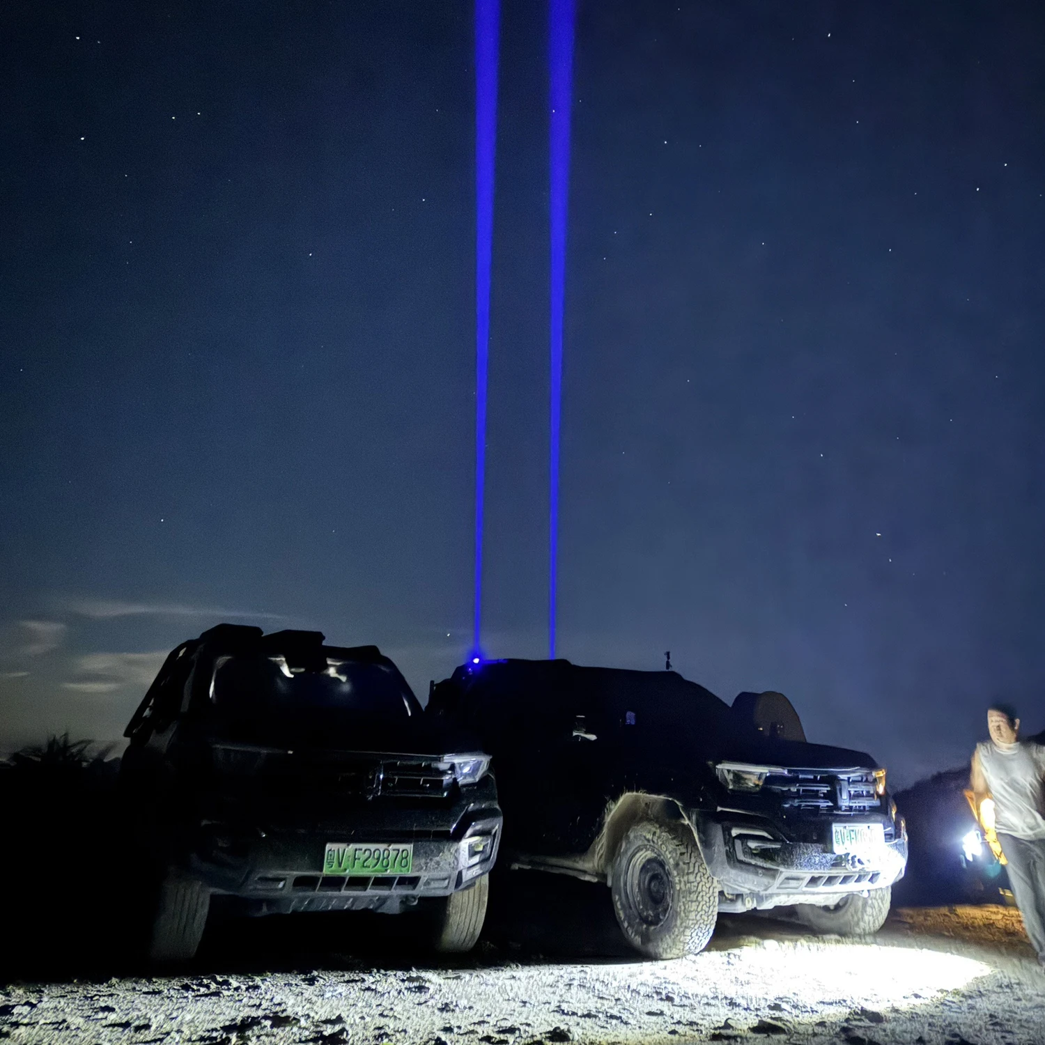 15W Wasserdichtes LED-Fahnenmast-Navigationslicht 10-60V Weitspannung Blau-Grüne Zusatz-Spotlampe Universell für Offroad-Fahrzeuge – Detail 10
