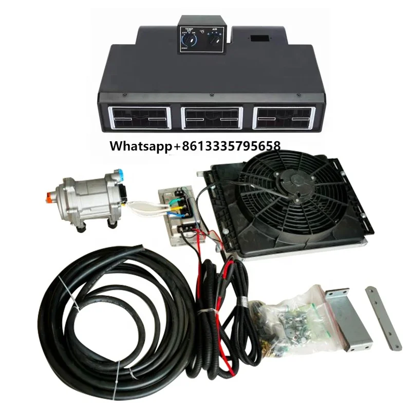 

24v 12 Volt Electric Mini Split Truck Sleeper air Conditioner Parking Cooler Ac Kit Car