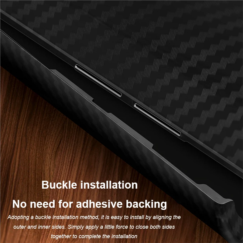 For Porsche Cayenne 2011-2024 Car Carbon Fiber Central Console Door Armrest Protective Cover Panel Pull Handle Accessories - Image 4