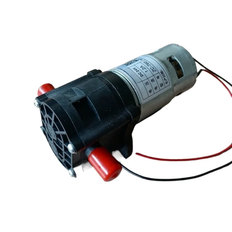 24V760-1 DC Gear Pump Filling Pump Hot Water Circulation  Ozone Resistant Plastic Booster Water Miniature Oil Pump