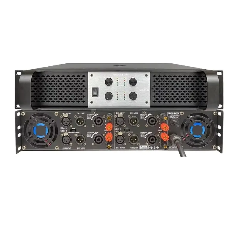 

OEM Chinese Factory 4 Channels Professional Power Audio Amplifier with Copper Transformer