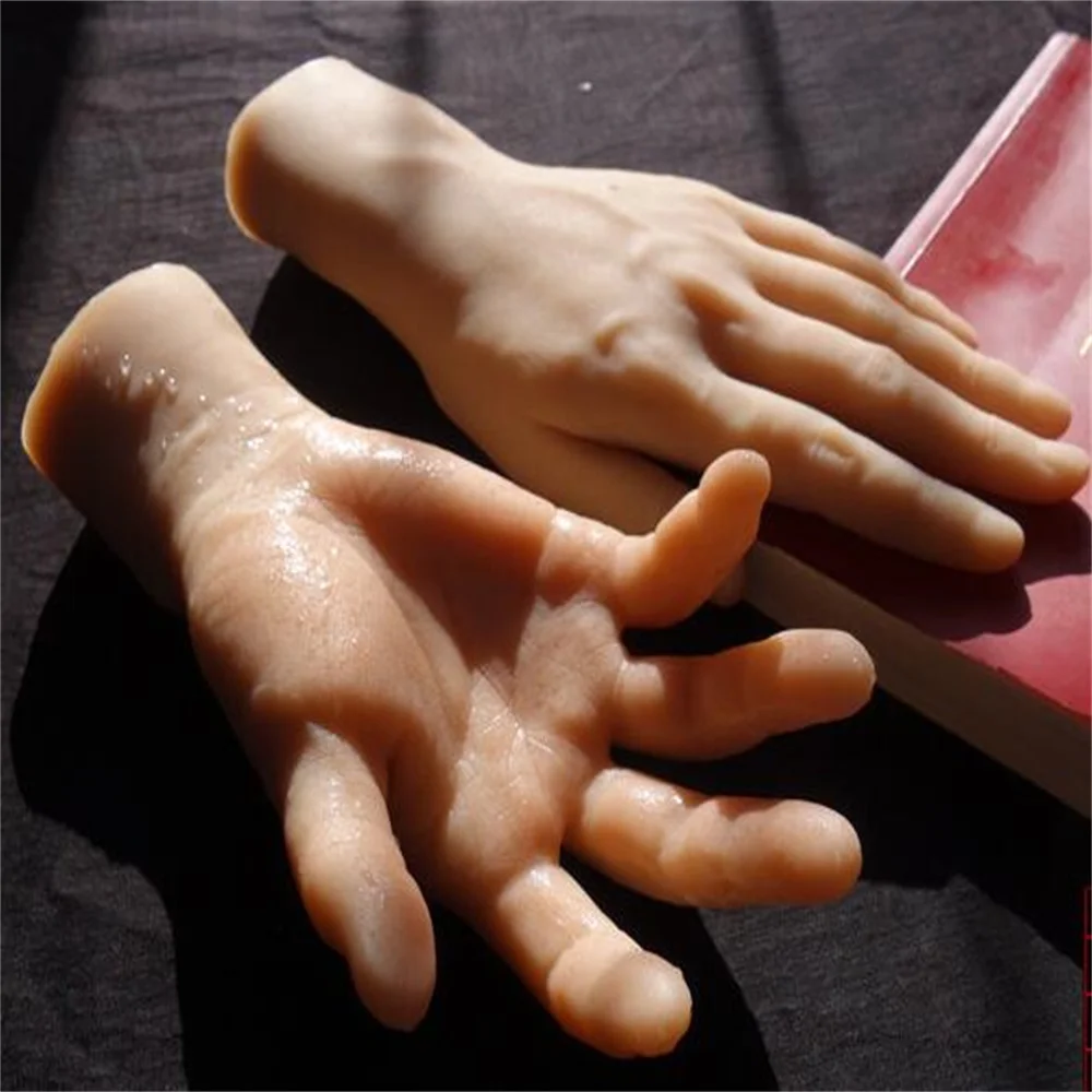 

Real Male Hand Mannequin, Body Manicure Props, Jewelry Model, Art Hand, Halloween, Man Finger, C738, 25cm, 1PC