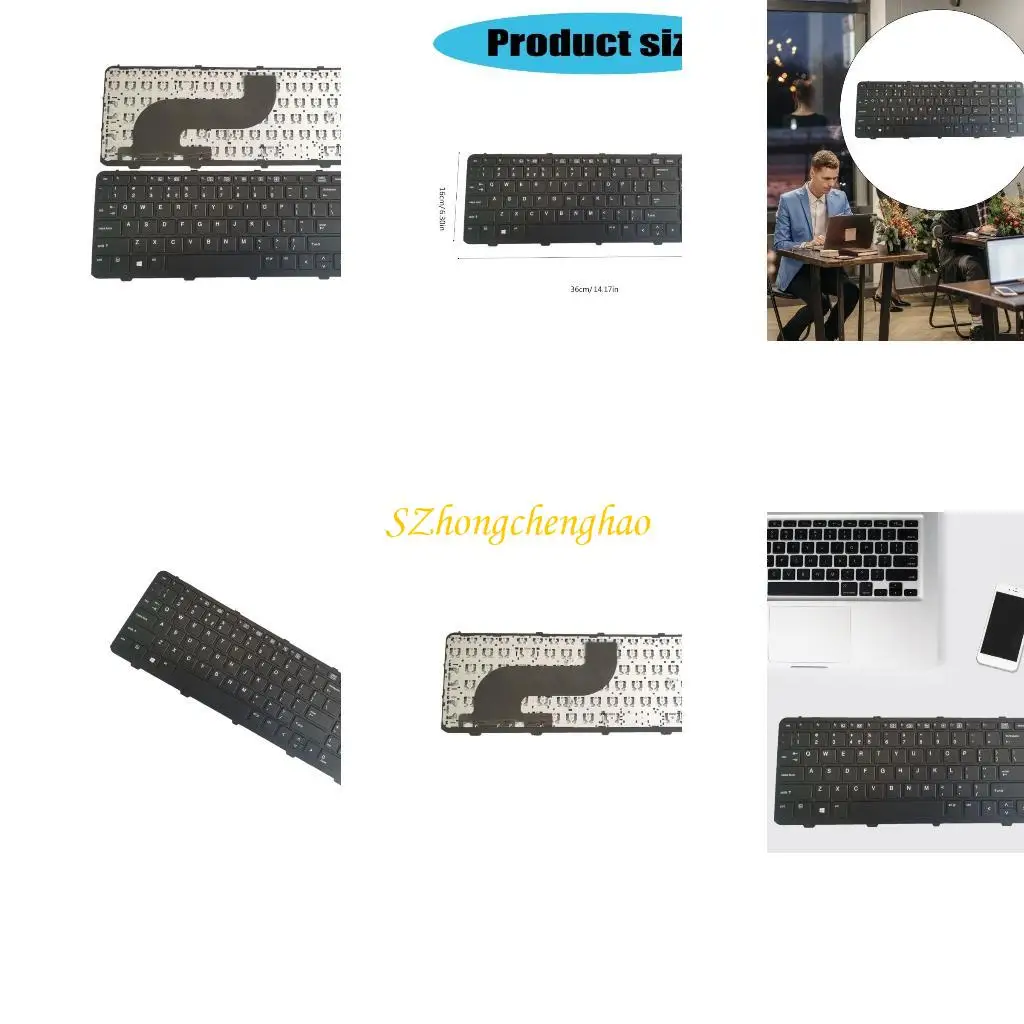 

Новая клавиатура ноутбука с рамой для пробук 650 G1 655 G1 Computer Accessy Accessy 601d