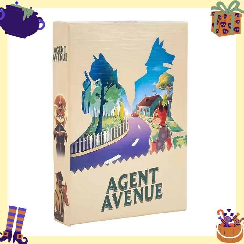 Agent Avenue Board Game English Version 2 Players Family Party Fun Tabletop Game for Friends