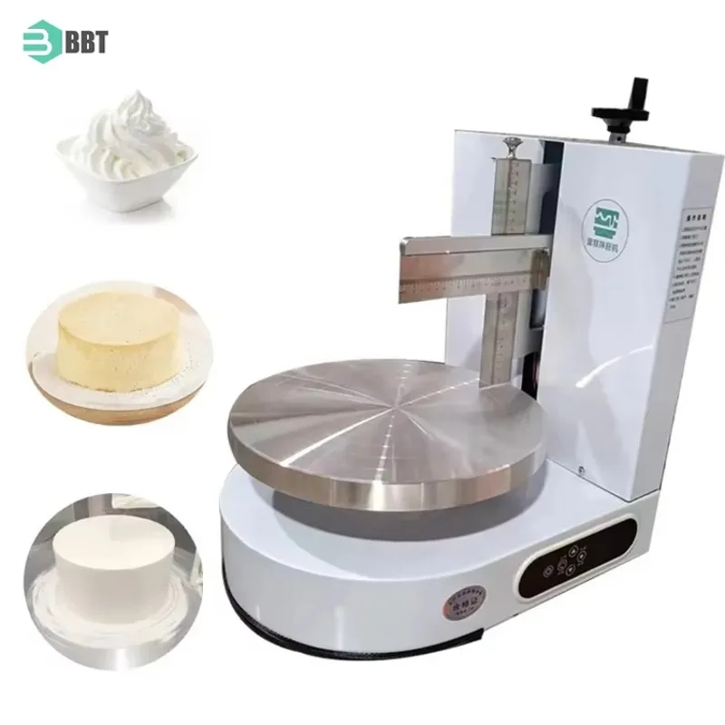 Commercial Cake Coating Machine Cake Maker Electric Making Icing Spreading Smoothing Decorating Machine Automatic