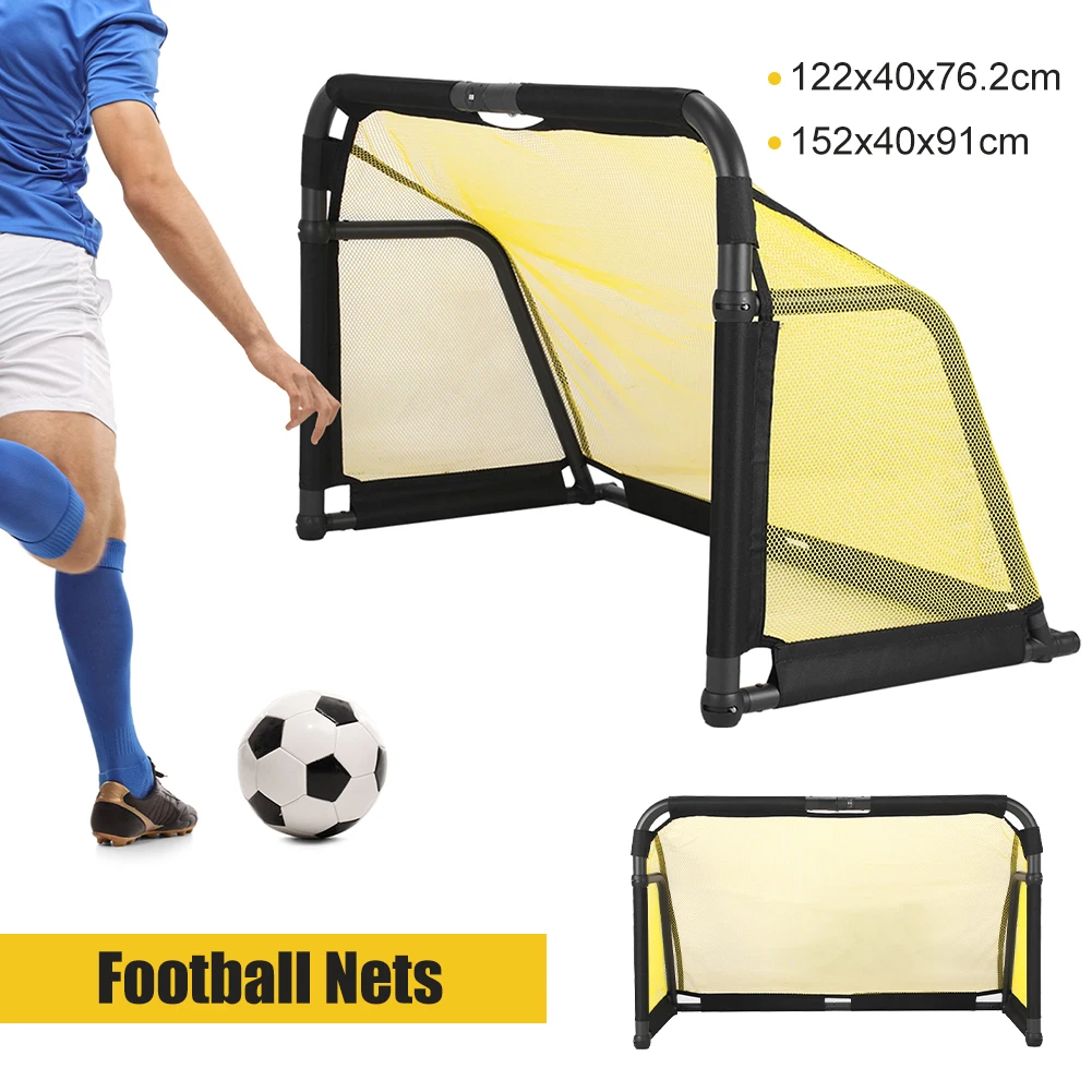 

Portable Football Rebounder Net Easy Setup Mini Fold Footballs Frame Reusable Gifts Aids & Equipment for Kids Teens & Adults