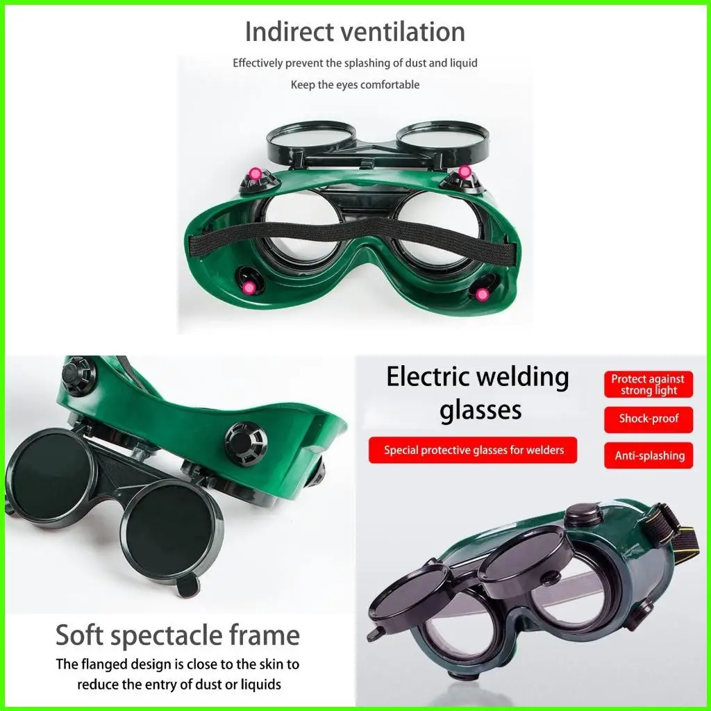 

Сверхмощные сварки Goggles Top очки Поликарбонатные козырьки Shockper -Rade Shropetions для профессиональных сварщиков