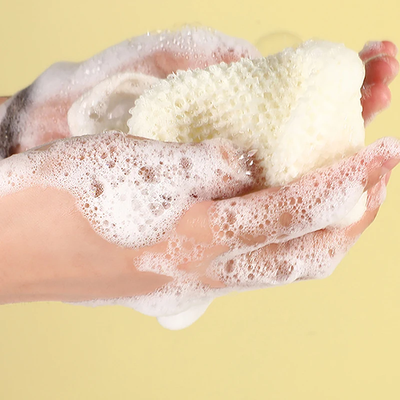 Simple Soap Foaming Net Home Bathroom Bath Shower Cleanser Liquid Face Wash Mesh Bag Drawstring Bag Portable Pouch Bubble Former