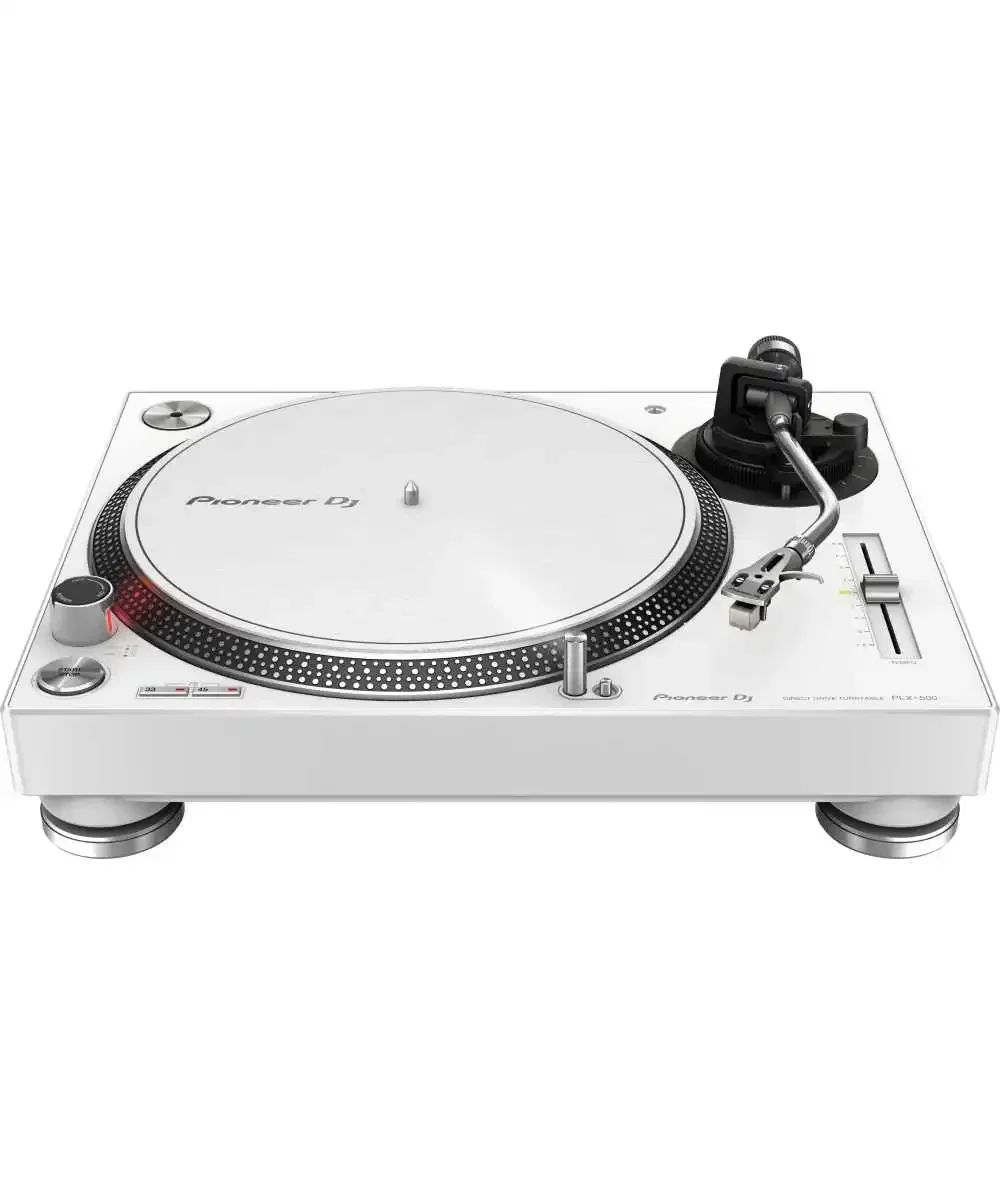 (خصم جديد) PIONEER DJ PLX-500-W - قرص دوار مباشر مضخم مسبقًا + USB (أبيض)