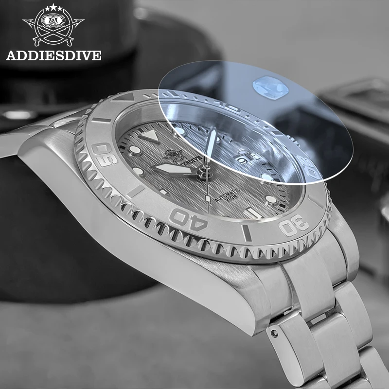 ADDIESDIVE часы для мужчин 41 мм классические модные дайверские часы с сапфировым стеклом BGW9 светящиеся водонепроницаемые 20 бар новые механические часы