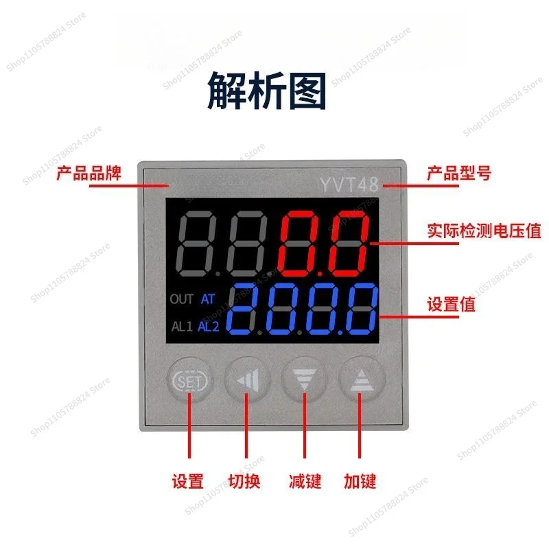 DC Voltage Detection Relay Module AC Undervoltage Overvoltage Upper and Lower Limit Protection Switch 485 Serial Communication