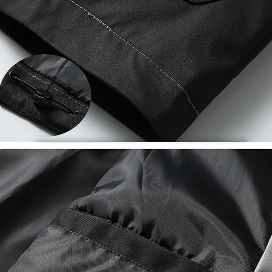 10XL Plus Size Cargo Jacket Coat Men Spring Autumn Black Jacket Fashion Casual Camp Coat Big Size 10XL Outerwear