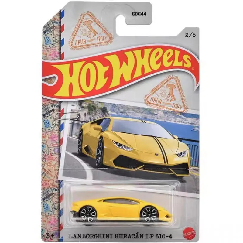 Hot Wheels GDG44 Stamp set  McLAREN SENNA/LAMBORGHINI/ASTON MARTIN/FORD GT/AUDI R8 1/64Scale Die-Cast Model Car