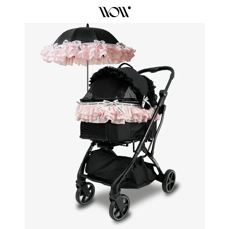 

Lightweight Foldable Small Pet Trolley Dog Cat Outdoor - Accessories