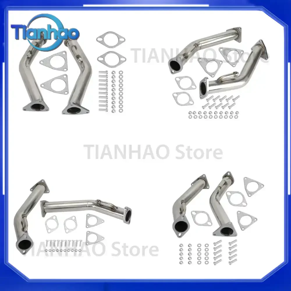 Test Pipes Exhaust Down Pipe for Nissan 370Z Z34 2009–2018 for Infiniti G37 Q50 Q60 3.7L V6 2008–2013