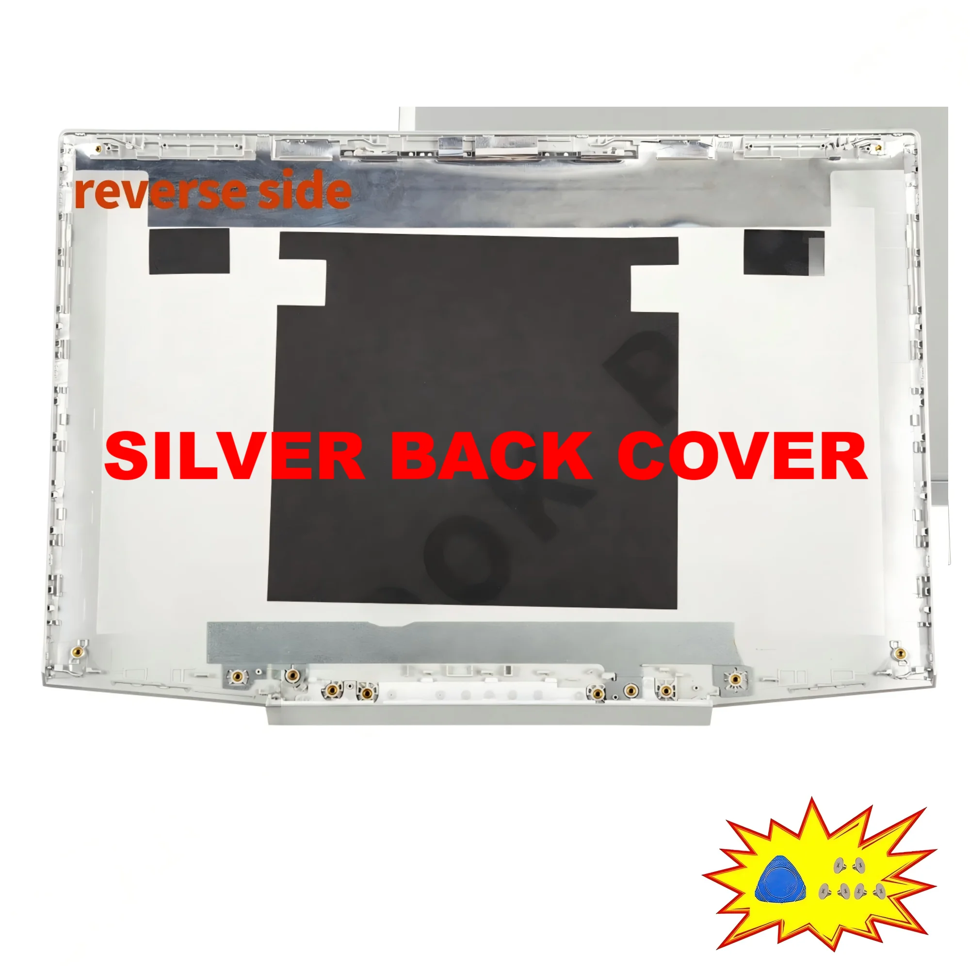 حافظة كمبيوتر لهاتف ZHAN 99 G1 ZBook 15v G5 TPN-C134 L25084-001 L31178-001 إطار الغطاء العلوي أجزاء بلاستيكية فضي/رمادي