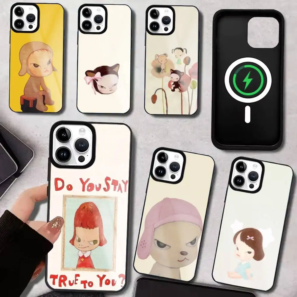 

Art Y-Yoshitomo N-Nara Phone Case For iPhone17,16,15,14,13,12,11 Plus,Pro Max Magnetic For Magsafe Wireless Charging
