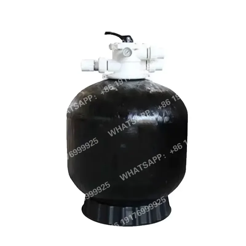 Multi-Directional Valve Controlled Pool Sand Tank Top-Mounted Water Output Essential for Villa Pool Circulation Filter