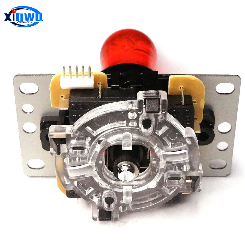 Zero Delay Arcade Joystick Diy Kit Usb Board For Pc Raspberry Pi Game Machine Controller Chrome Illuminated Button Coin Switch