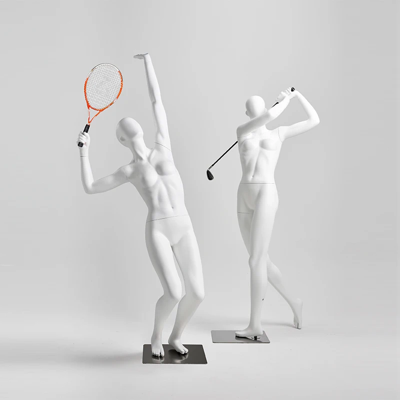 -1 sports man's mannequin muscle full body mannequin male and female bodybuilding models