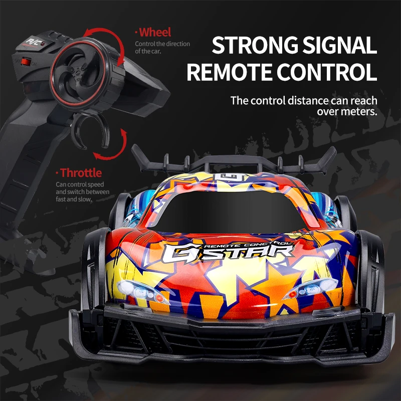 Jjrc Q170 Rc Racing Car Remote Control High Speed Sports Car 4Wd Electric Drift Car with Light Toys for Boys Kids Gift