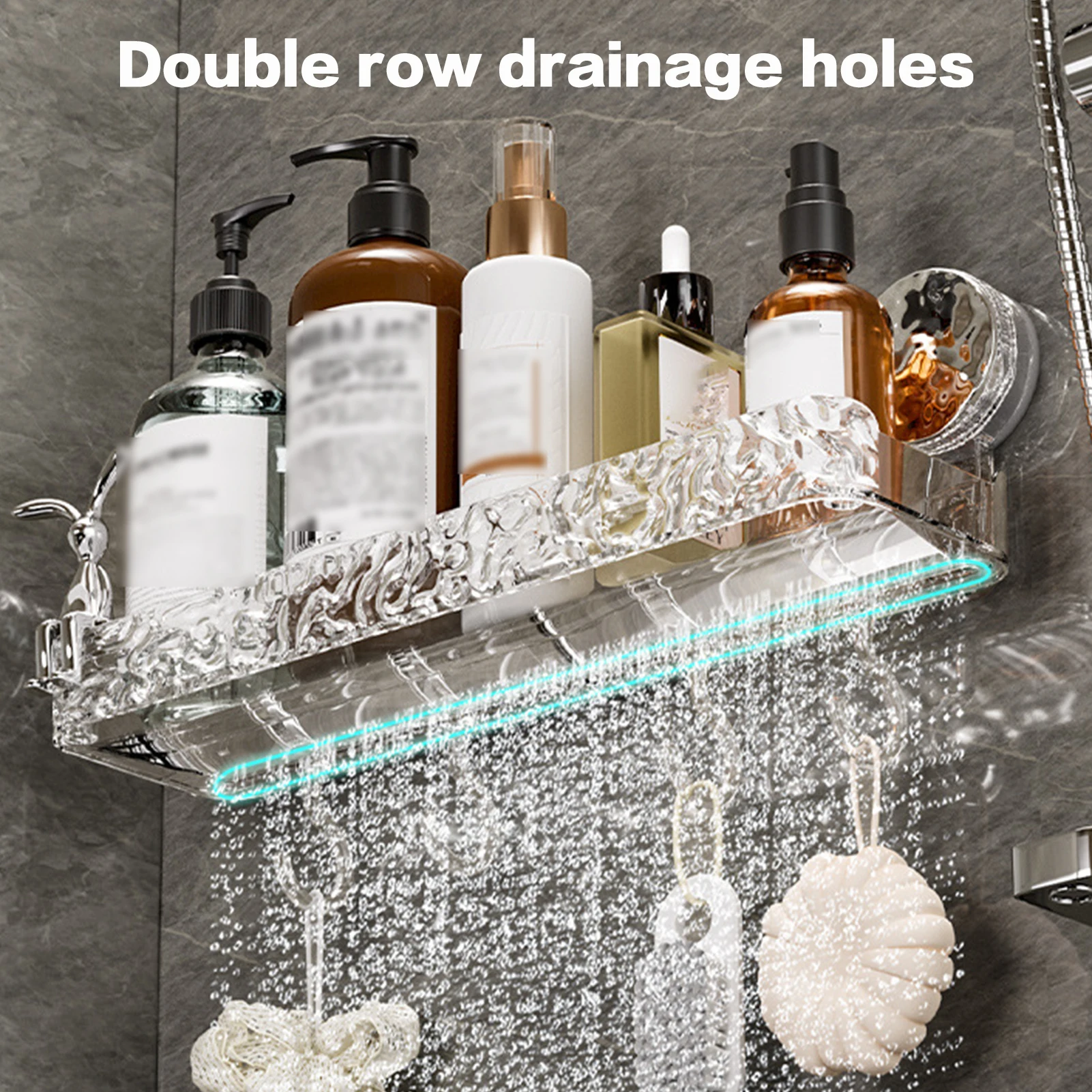 Bathroom Corner Soap Shower Rack Thickened Triangle Rack Corner Shelf for Bathroom Dorm and Kitchen