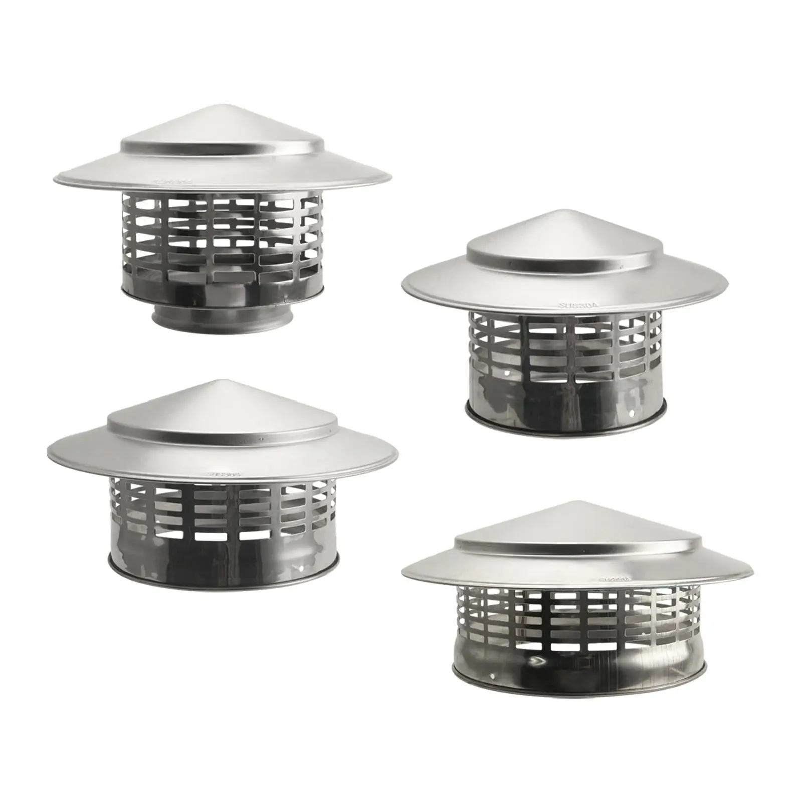 Roof Vent Cap Easy Installation Rainproof Protector Chimney Rain Cap Vent Cover Chimney Fireplace Cover Stove Pipe Topper