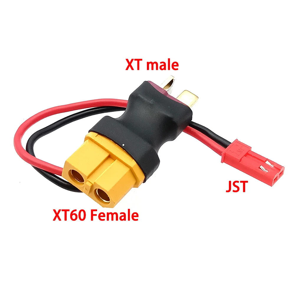 XT60 XT T plug Female to Male JST Male / Female Adapter For RC Helicopter Quadcopter LiPo Battery Plug Connector