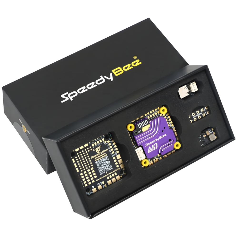 

Контроллер полета SpeedyBee F405AIO F405 AIO 40A Bluejay 25,5x25,5 3-6S для гоночного дрона FPV Quadcopter