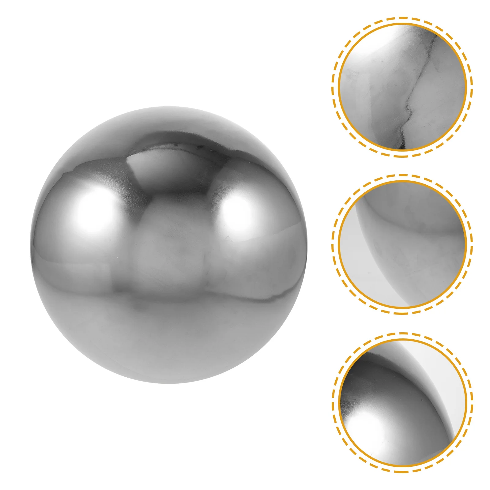 

Stainless Steel Gazing Globe Hollow Mirror Ball Large Garden Decorative Reflective Sphere Outdoor Gazing Sphere