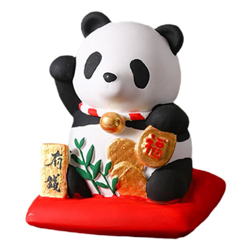 

Panda Stone Diffuser Non-Electric Essential Oil Aroma Diffuser Decorative Fragrance Ornament for Bedroom Car Office Meditation