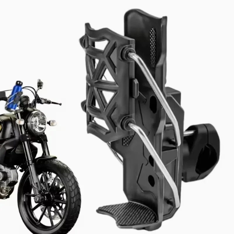 1Pc Bicycle Water Cup Holder Motorcycle Water Cup Holder Can Automatically Clamp the Water Cup, Making It Hard for the Water Cup to Fall Out