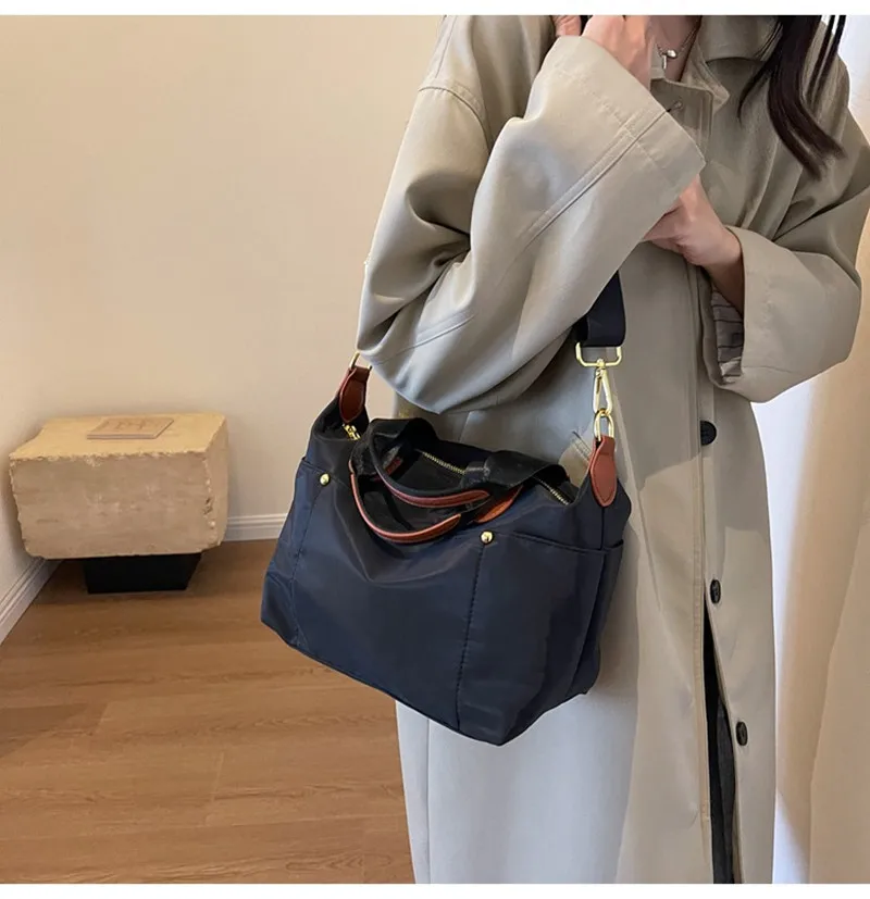 

Large capacity new Oxford fabric casual hand-held tote bag versatile crossbody bag
