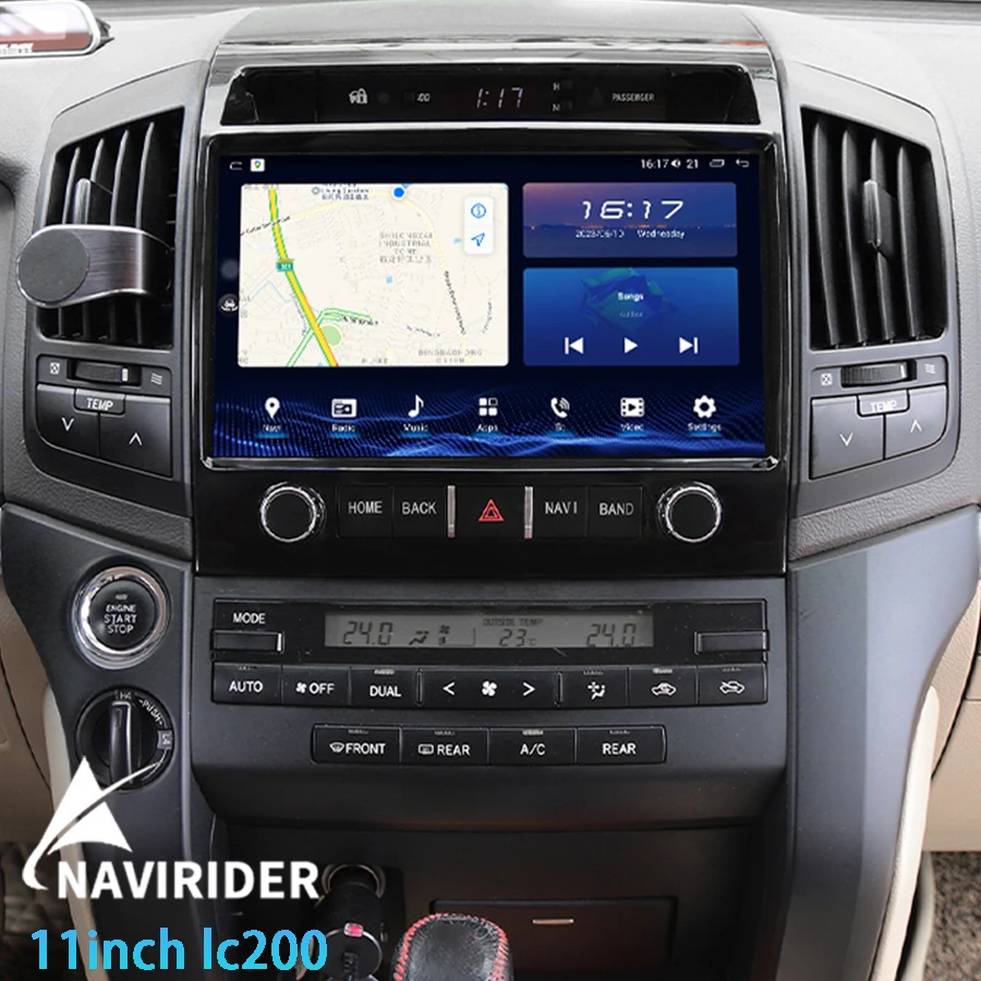 11.5inch For Toyota Land Cruiser LC200 LC300 2008-2015 Car Radio Touch Screen Carplay GPS Video Player Multimedia HU Android 10