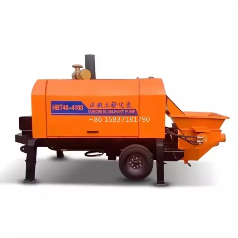 High Pressure Concrete Mixer Pump Machine Mortar Concrete Pump Construction Mixing Machine Cheap Price Concrete Pump for USA