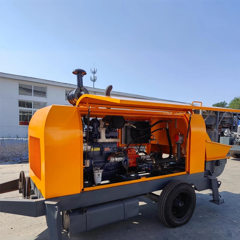 YG Concrete Pump Machine Small Pumpcrete Diesel Engine Concrete Trailer Pumps for Sale