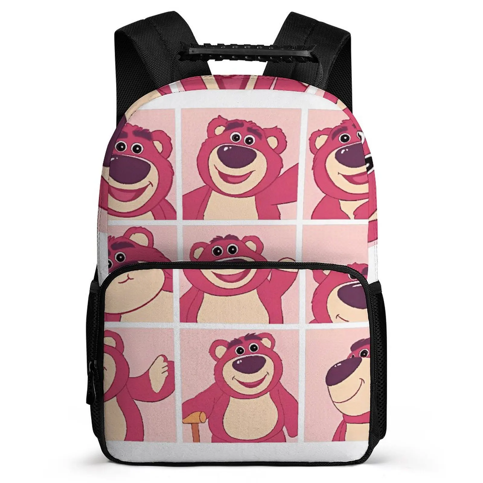 

Cartoon Toy Story Lotso Backpack Teen Student Girl Boy Back 16 Inch Backpack Women Rucksack