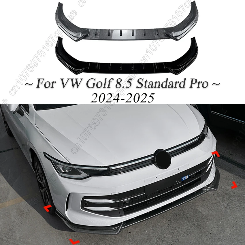 

Передний бампер, спойлер, передняя лопата, сплиттер для VW Golf 8.5 Golf MK8.5 Standard Pro 2024-2025, внешняя защита, украшение