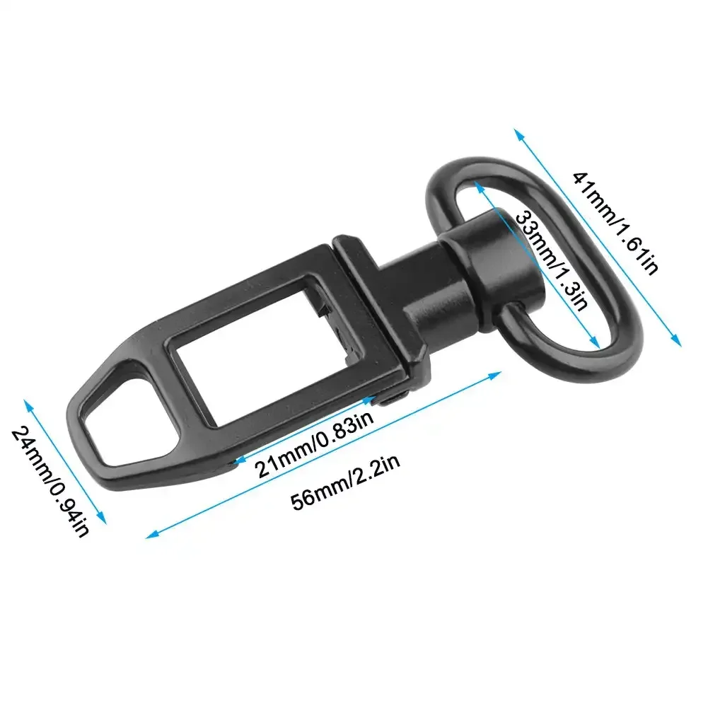 Liberação rápida montagem qd destacável emboscada loop ponto estilingue giratório picatinny ferroviário 20mm guia ao ar livre cs acessórios