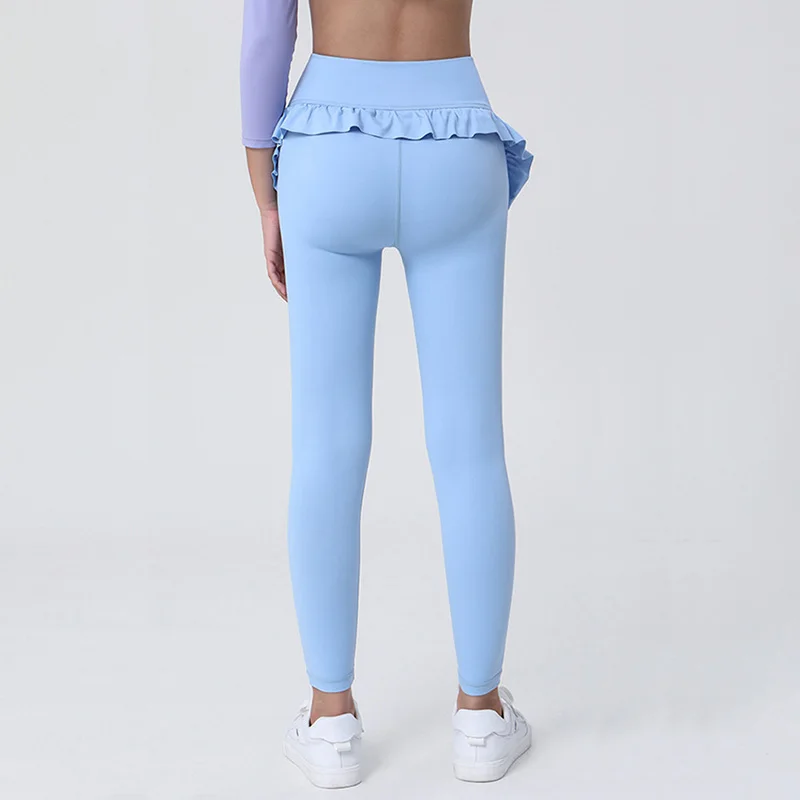Kids Running Tights Compression Pants Children Girl Students GYM Fitness Basketball Football Exercise Training Sport Leggings 61
