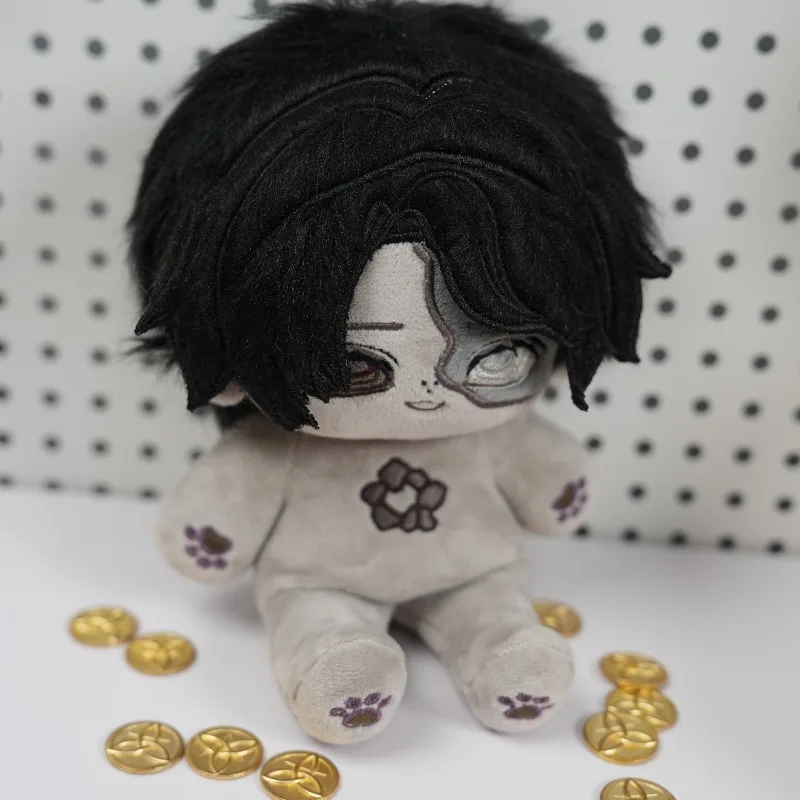 20 cm Anime Spiel Identität V Fool's Gold Kawaii Cosplay Weiche Baumwolle Puppe Körper Mit Skelett Norton Cartoon Spielzeug figuren Fans Geschenke