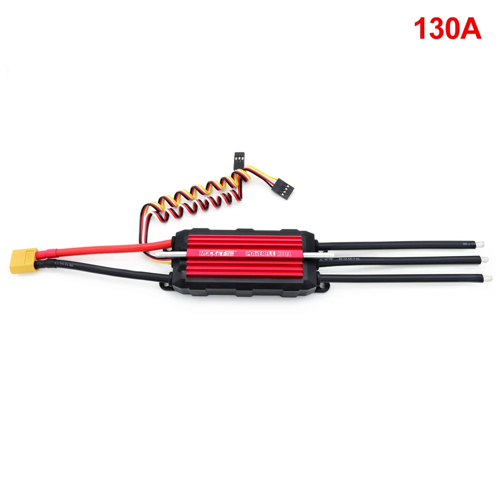 ROCKET-RC POWERFUL BOAT ESC/ESC-HV New 32-Bit Brushless ESC 70A/90A/105A/130A/130A HV/160A HV/200A Fully Waterproof for RC Boat