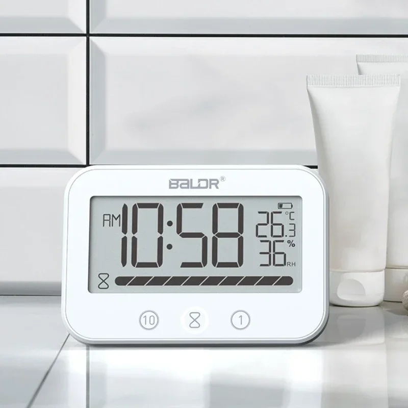 Morden Wall Clock Multifunctional Electronic Wall Clocks with Countdown Function Waterproof Display Alarm Clock Table Decoration
