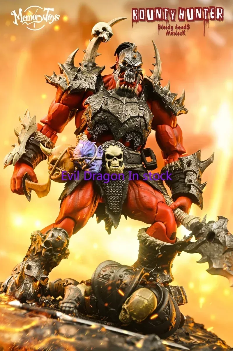 In Stock Memory Toy Adventurer World Second Bounty Hunter Bloodhand Morlock Orc Warrior Action Figure Collectible Model Toy